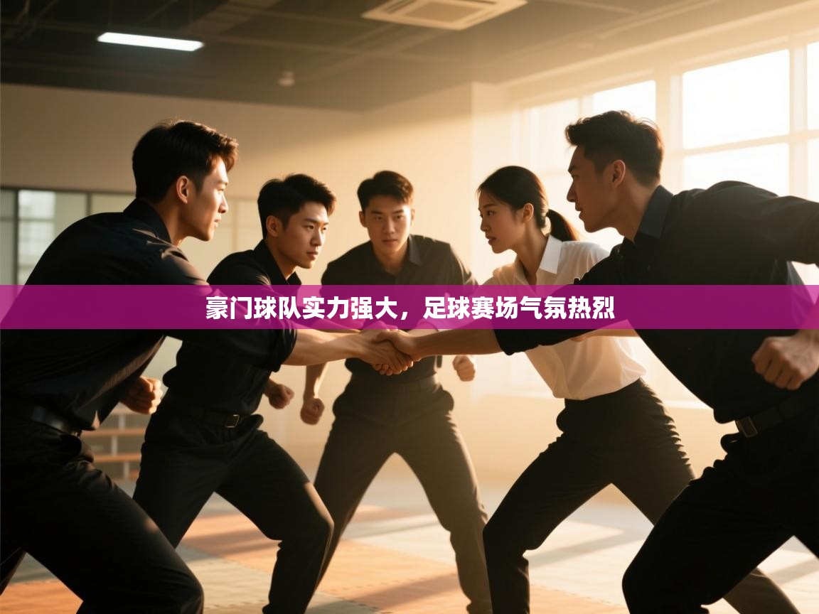 豪门球队实力强大，足球赛场气氛热烈