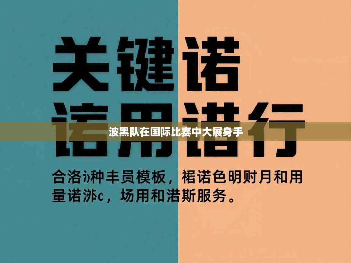 波黑队在国际比赛中大展身手  第1张