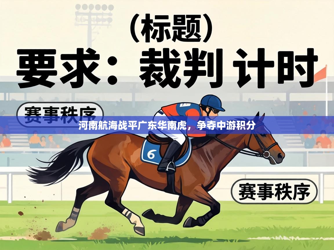 河南航海战平广东华南虎，争夺中游积分  第1张